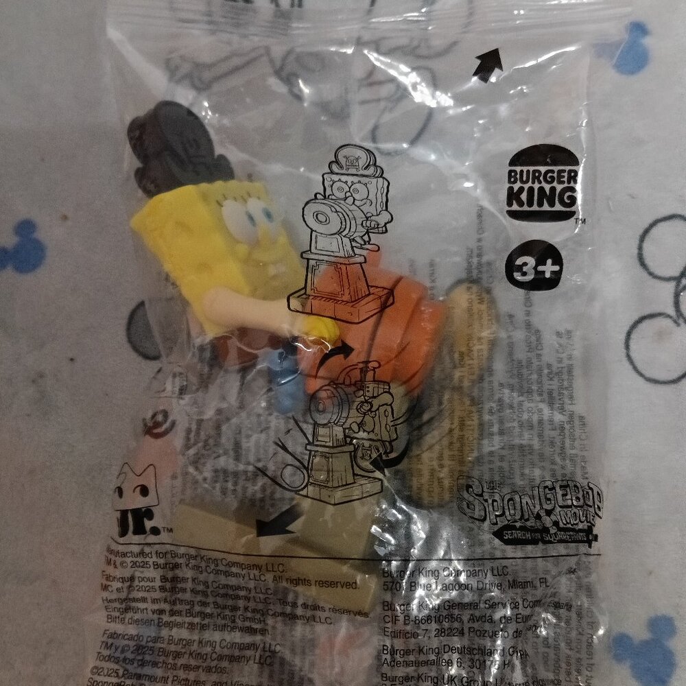 Burger King, SpongeBob Squarepants, 2025 Toy